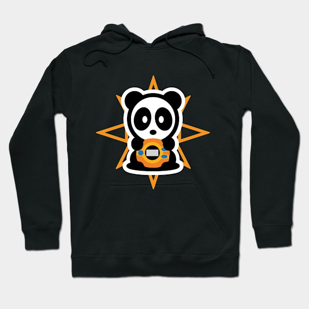 Digital Panda Bambu Brand Anime Cartoon Hoodie by Bambu